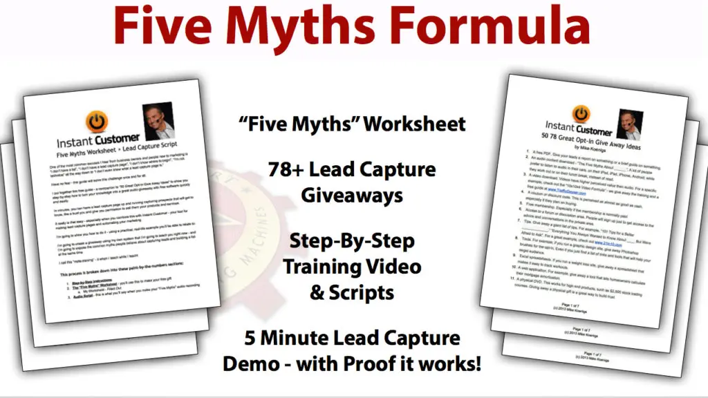 Get all the free resources when you opt-in at www.LeadCaptureMyths.com