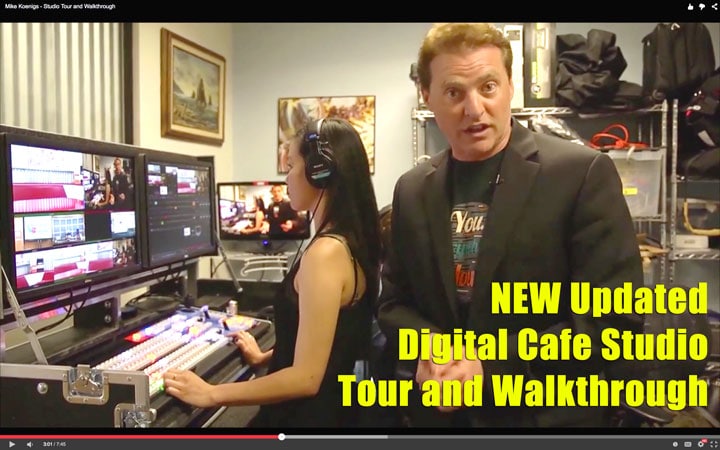 Digital Cafe Studio Tour and Walkthrough with Mike Koenigs